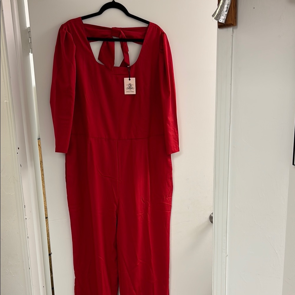 Chic Scarlet Jumpsuit -NWT